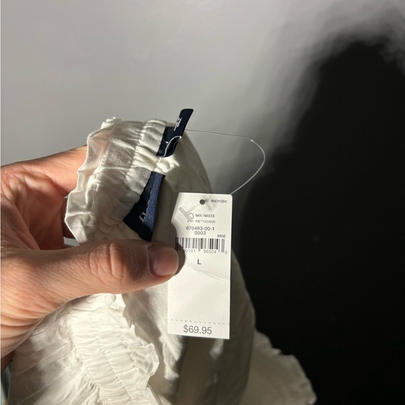 Gap Organic Cotton Ruffle Eyelet Mini Skirt Women’s Size Large - Picture 4 of 5